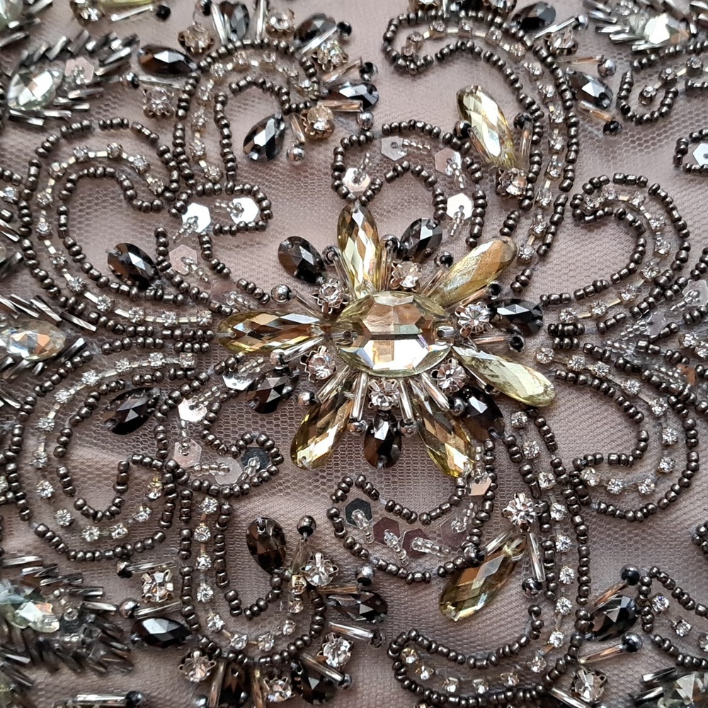 Terani Couture voluminous tulle evening formal gown crystals satin straps sz4-6 - Picture 5 of 16